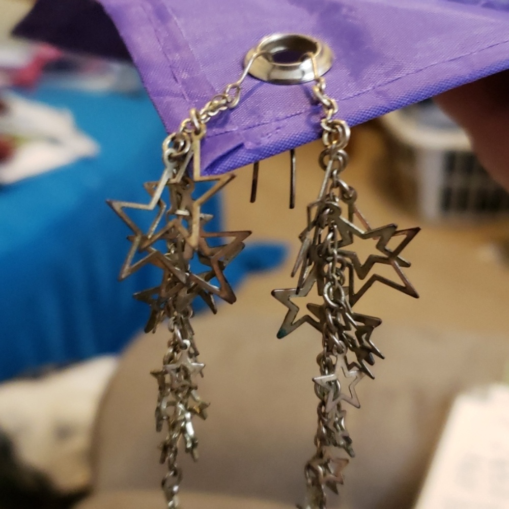 Drop Star Earrings